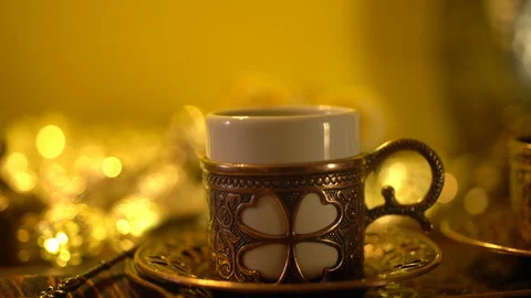 Eid Food Table 스톡 동영상 128791187