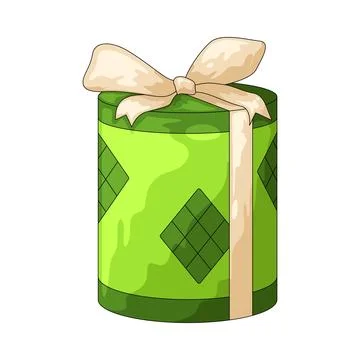 Eid gift box illustration Stock Illustration