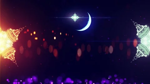 Eid Islamic Ramadan Background Stock Footage 106822875
