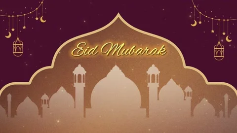 Eid mubarak animation Video stock 235209617