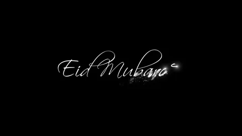 Eid Mubarak Animation Text with particles Stock Footage 240280233