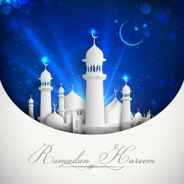 Eid Mubarak Background Stock Illustration