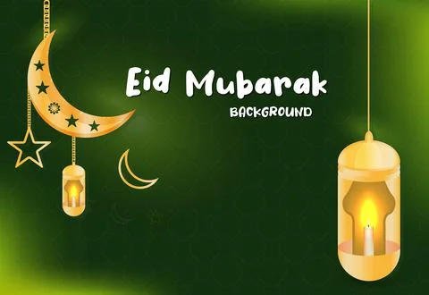 Eid mubarak background Stock Illustration