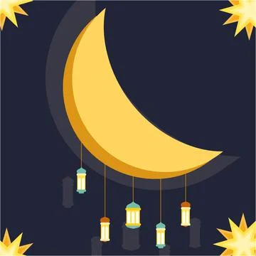 Eid Mubarak Background Vector Stock Illustration