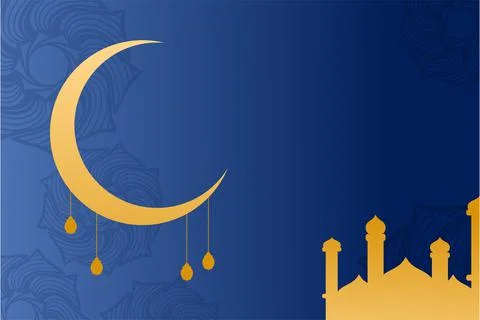 Eid Mubarak Background Vector Stock Illustration