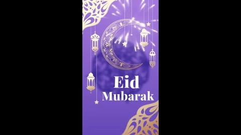 Eid Mubarak background video for ramadan kareem Stock-Footage 302972845