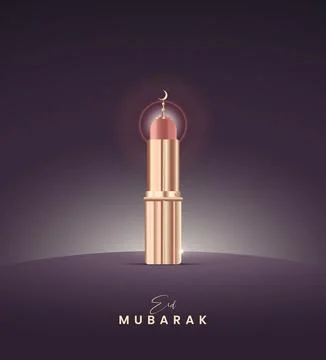 Eid Mubarak, Creative ads design for social media. 3D illustration Stock Illustration