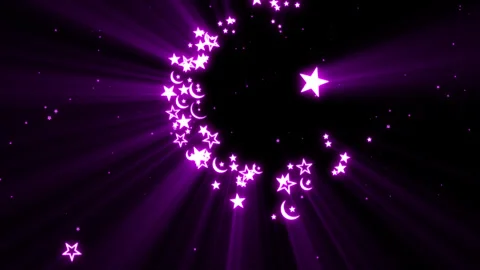 Eid Mubarak Crescent Moon Greetings Animation V7 Stock Footage 341389426