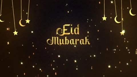 Eid Mubarak. Eid al-Adha. Eid al-Fitr. Eid Greetings Stock Footage 276474704