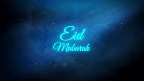 Eid Mubarak. Eid al-Adha. Eid al-Fitr. Eid Greetings Stock Footage 276474820