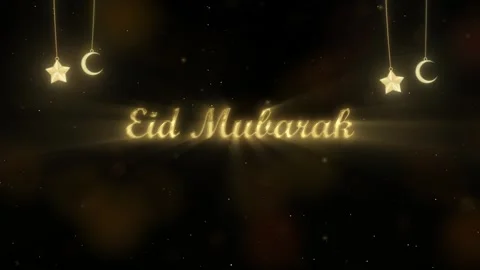 Eid Mubarak. Eid Greetings. Eid al-Fitr. Eid al-Adha Stock Footage 270496368