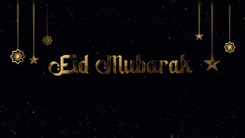 Eid Mubarak. Eid Greetings. Eid al-Fitr. Eid al-Adha Stock Footage 270496420