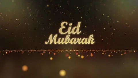 Eid Mubarak. Eid Greetings. Eid al-Fitr. Eid al-Adha Stock Footage 270536670