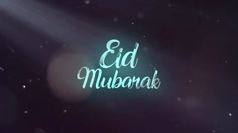 Eid Mubarak. Eid Greetings. Eid al-Fitr. Eid al-Adha Stock Footage 270536774