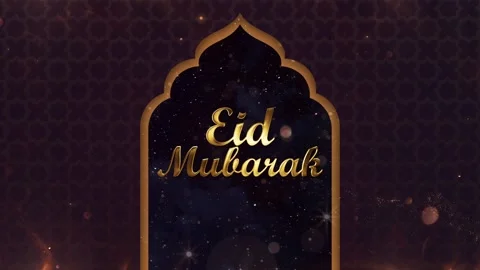 Eid Mubarak. Eid Greetings. Eid al-Fitr. Eid al-Adha Stock Footage 270909154