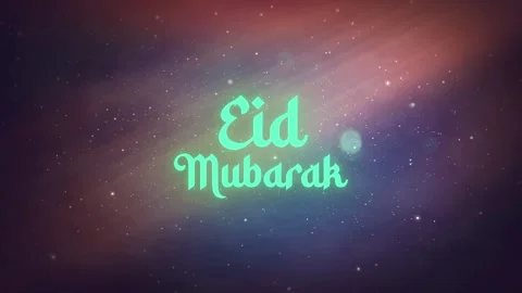 Eid Mubarak. Eid Greetings. Eid al-Fitr. Eid al-Adha Stock Footage 271152888