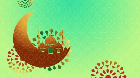 Eid Mubarak Stock Footage 343092442