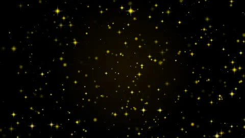 Eid Mubarak Greeting Card text Reveal from Golden Firework Stock Footage 264303143