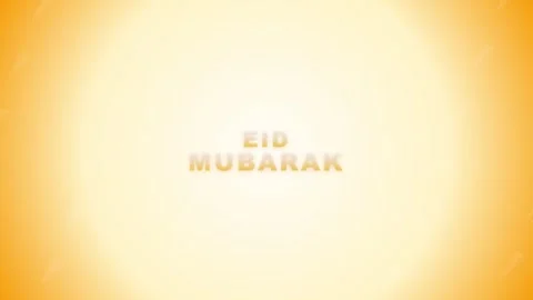 Eid Mubarak greeting message radiating warmth 库存影片 335077475