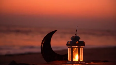Eid Mubarak Greetings video Video stock 236090100