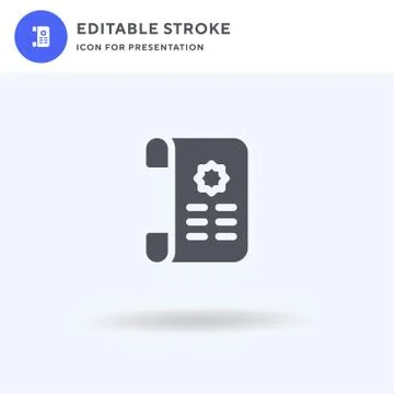 Eid Mubarak icon vector, filled flat sign, solid pictogram isolated on white Stock Illustration