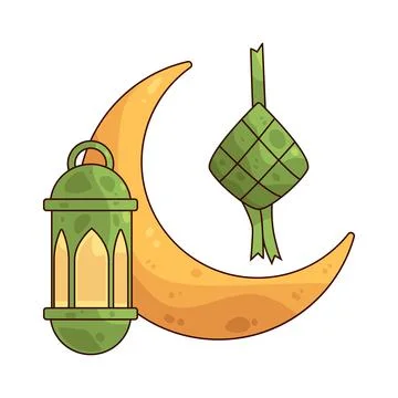 Eid Mubarak illustration Stock Illustration