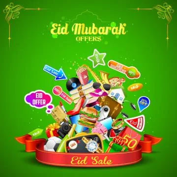 Eid Mubarak offer Stock Illustration
