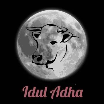 Eid Mubarak or Eid-ul-Azha and Eid-ul-Fitr ie Islamic pictures Illustrazione stock