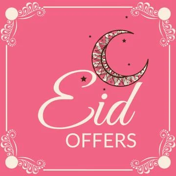 Eid Offer. Stock Illustration