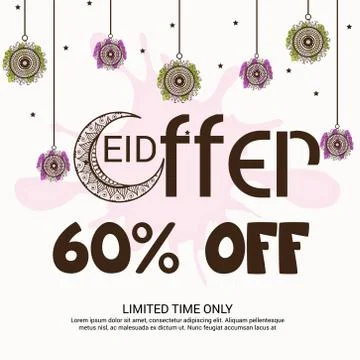 Eid Offer. Illustrazione stock