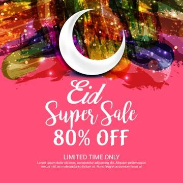 Eid Offer. Stock Illustration