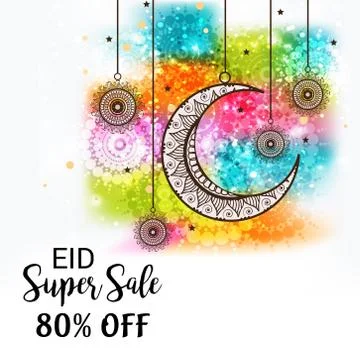 Eid Offer. Stock Illustration