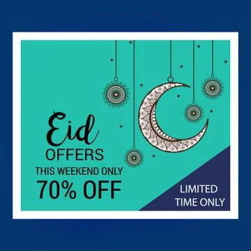 Eid Offer. Stock-Illustration