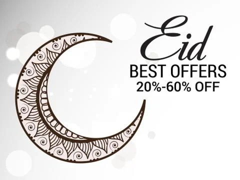 Eid Offer. Stock Illustration