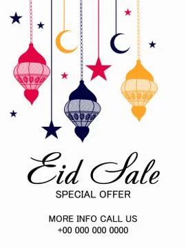 Eid Offer. Stock Illustration