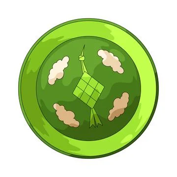 Eid plate illustration 스톡 일러스트