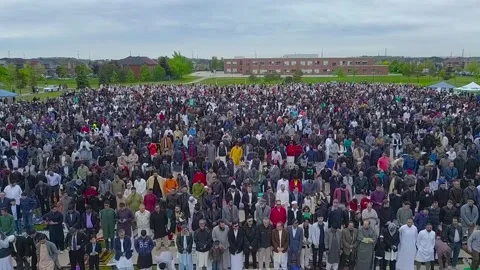 Eid prayers 库存影片 147205469