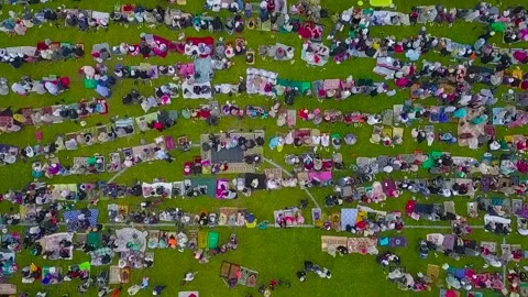 Eid prayers 库存影片 147205637