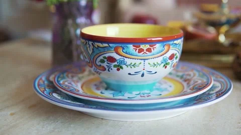 Eid Table Set for Celebration Stock Footage 276502728