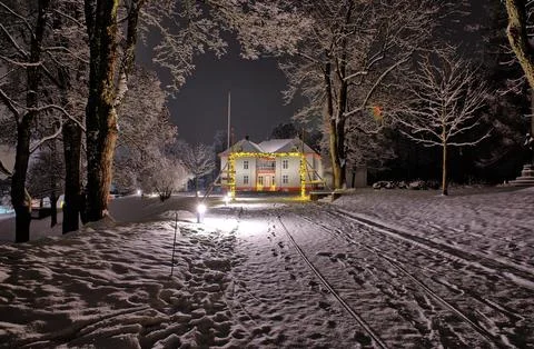 The Eidsvoll building 스톡 사진