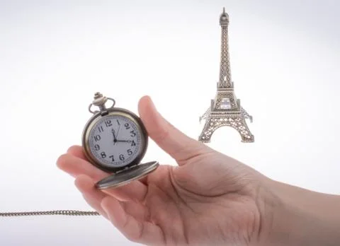 Eifel Tower and time Foto stock
