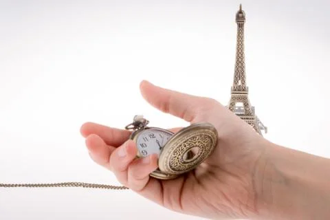 Eifel Tower and time Foto stock