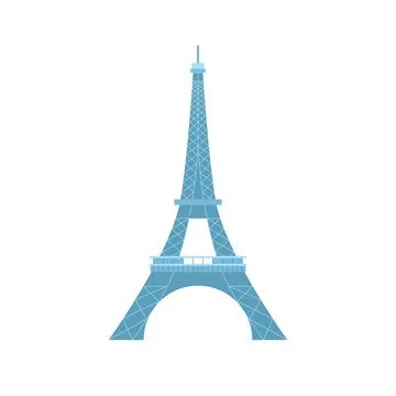 Eifel tower vector logo. Paris logo. Stock Illustration