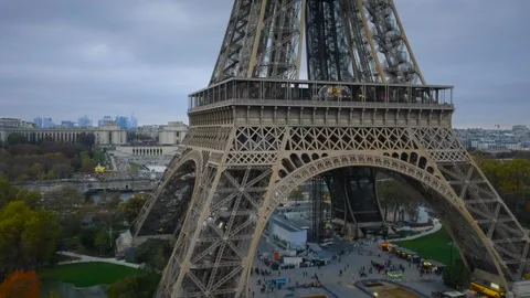 Eiffel aerial Stock Footage 140695145