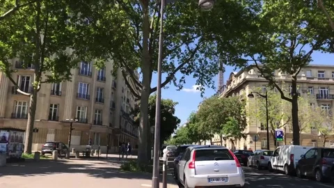 Eiffel Plate Stock Footage 77581809