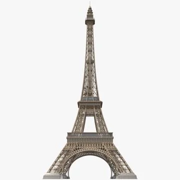 Eiffel Tower 2 3D Model