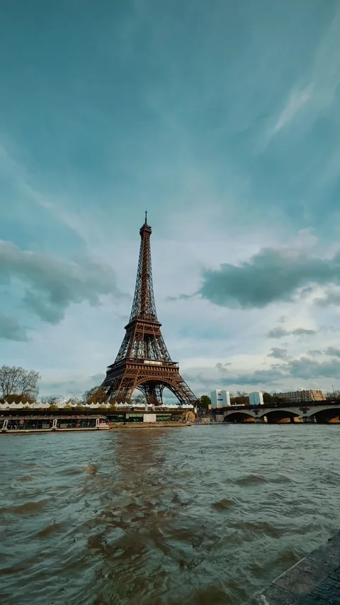 The Eiffel tower 35 Stock Footage 346082605