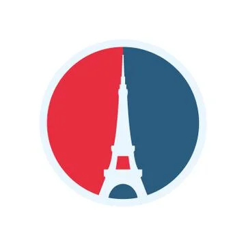 Eiffel tower architecture イラスト素材