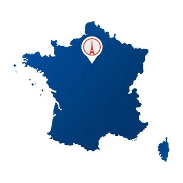 Eiffel tower architecture Illustrazione stock