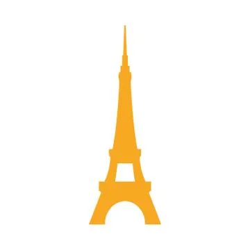 Eiffel tower architecture イラスト素材
